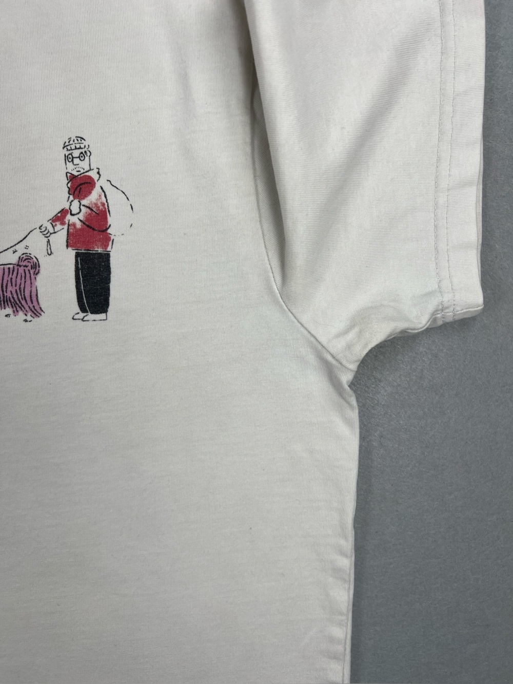 Denim & Flower Ricky Singh Park Life Graphic T-Shirt Off White Cream Mens Medium - Picture 6 of 15